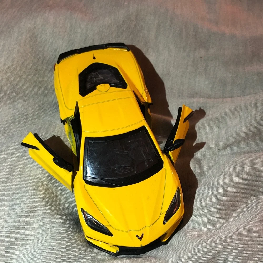 2020 Pull Back Action Corvette Toy Car